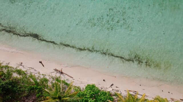 Karina Beach Aerial Landscape | Togean Island Indonesia Exotic Tropical Travel Destination