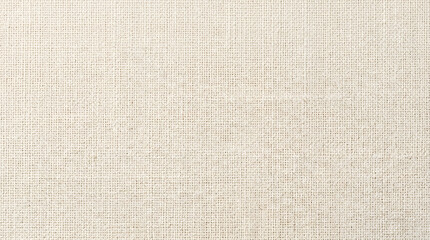 Fototapeta premium Light Beige Natural Linen Fabric Texture Background with Subtle Weave Pattern