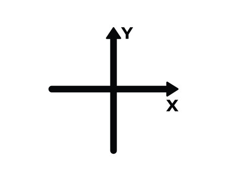 Cartesian Coordinate System with X and Y Axes