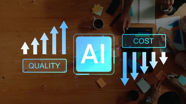 Increasing Quality and Decreasing Cost Using AI Technology in Business Growth and Strategy Development Through Data Visualization Concepts Gluon.