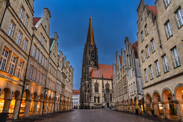Obraz premium Sankt Lamberti Kirche in Münster