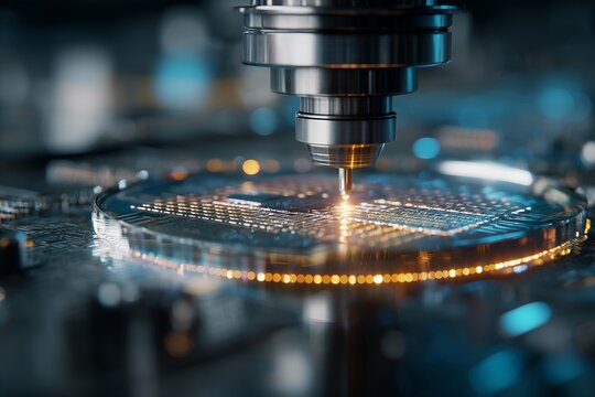 Precision Engineering: Laser Sculpting Microchip