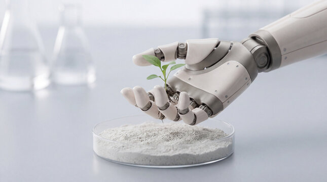 Robot hand nurtures life in lab