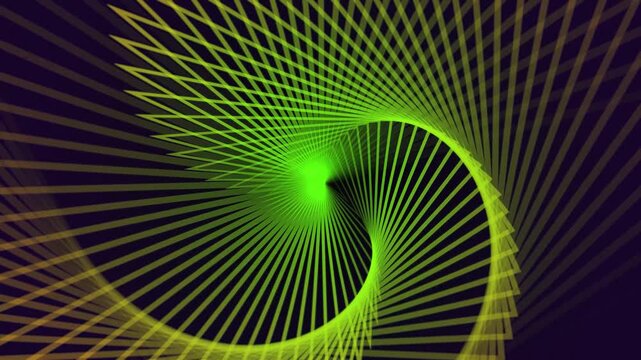 Abstract animated background with psychedelic shapes