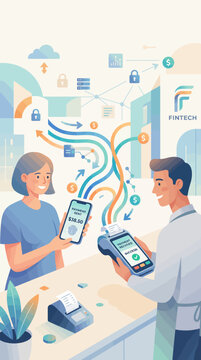 The Future of Fintech: Seamless Mobile Wallet Payments and Contactless Retail Security.