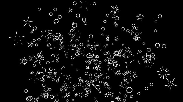 bubble motion graphic video. abstract background motion graphic. circle background 