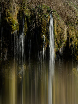 CASCADA DE LA BALSA. CERCA DE LA POBLACI&Oacute;N DE VALDEMORO DE LA SIERRA. PROVINCIA DE CUENCA, CASTILLA LA MANCHA. ESPA&Ntilde;A