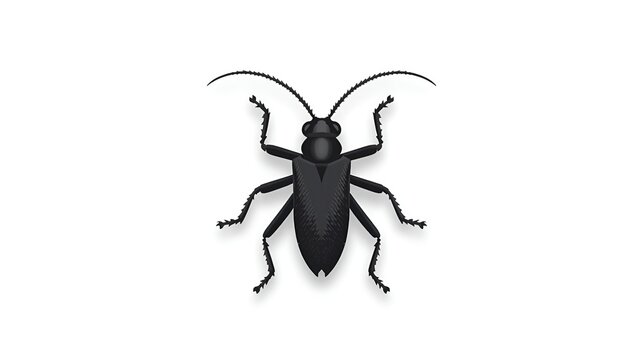 A symmetrical, dorsal-down graphical representation of a blattodean specimen, meticulously detailing its spined tibiae, segmented tarsi, and overarching pronotal shield