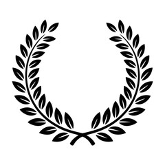 Obraz premium Vector of a laurel wreath