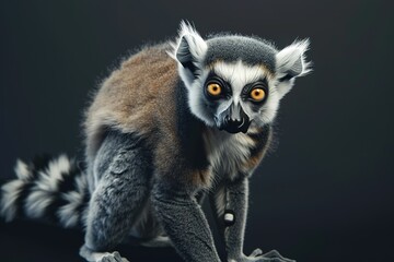 Fototapeta premium ring tailed lemur catta