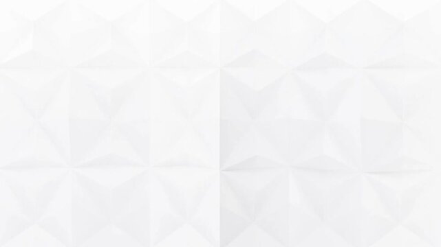 White Minimalist 3D Cubes Grid Pattern Abstract Geometric Background