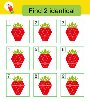 Fun puzzle game. Need to find two identical  Answer is 2,8. Raspberry