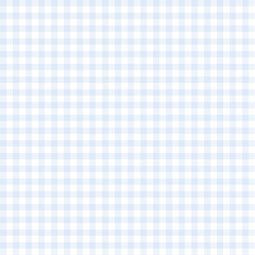 Light Blue gingham check pattern background, cute seamless pastel grid texture