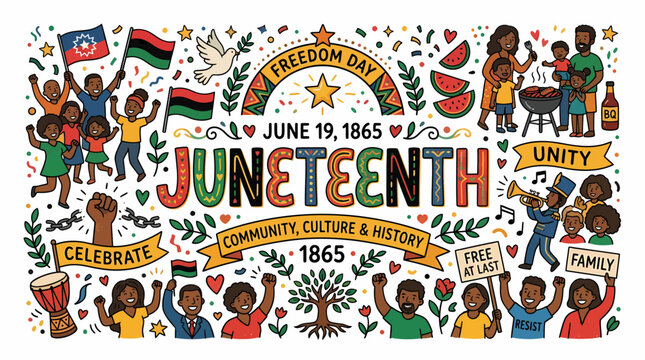 Juneteenth Celebration: Freedom, Unity, Family, Community, Culture