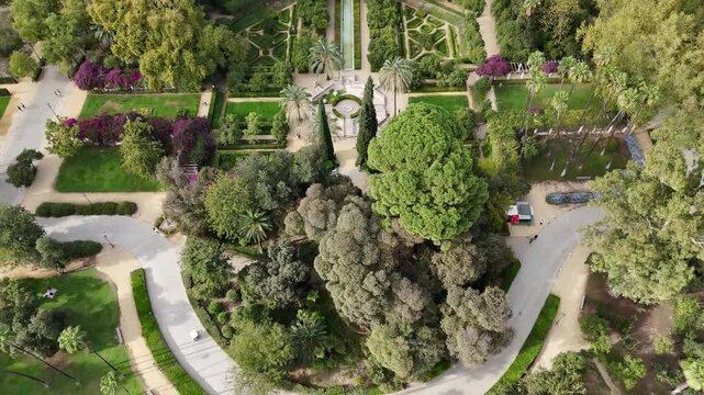 Maria Luisa Park in Seville on a Sunny Afternoon, Spain