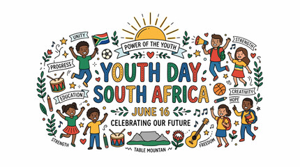 Obraz premium South Africa Youth Day June 16 Celebrating Our Future