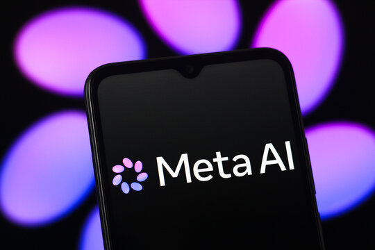 The new Meta AI (Muse Spark) logo is seen displayed on a smartphone screen. Meta unveils Muse Spark, its most powerful new AI model
