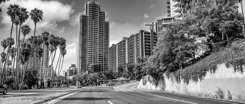 San Diego streets on a sunny day