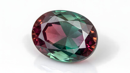 Fototapeta premium A detailed close up of an alexandrite gemstone with color shifts