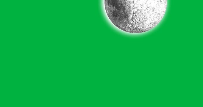 Animation of globe jumping on white background