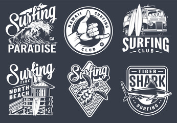 Fototapeta premium Surfing events and activities