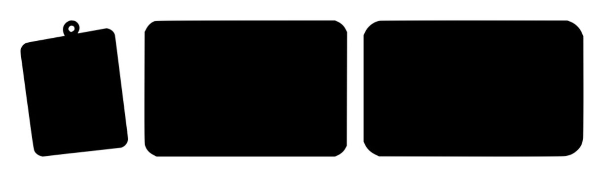 Flashcard set with solid black icon design featuring education, learning, study with school and knowledge
