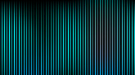 Obraz premium sleek glass effects striped background with vibrant blue neon gradient and glowing lines