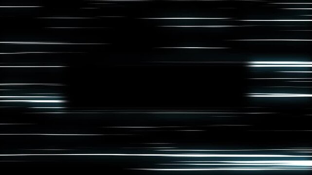 Anime speed line burst background with radial motion, comic style light rays expanding from center, dynamic velocity zoom effect for action scenes, seamless overlay animation on black screen 4k