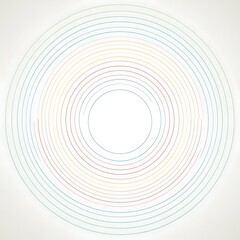 Obraz premium Concentric Circles Abstract Background with Pastel Colors.