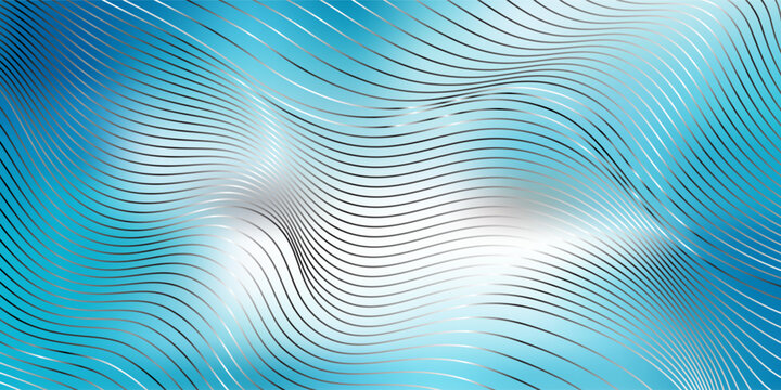 Light Sky Blue Stripes Abstract Background Vector Illustration Modern Minimalist Design Template