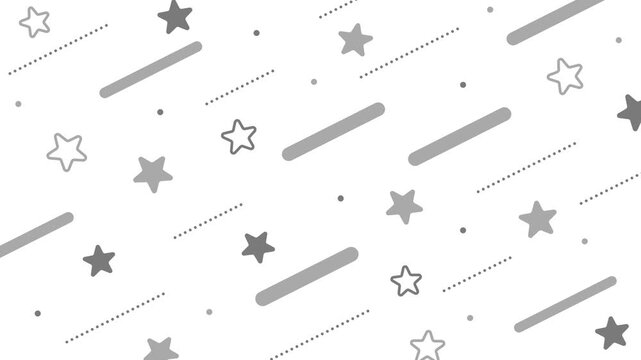 cute, pop background with pastel-colored stars