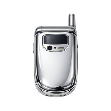 PNG Retro flip phone technology icon