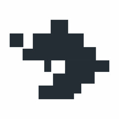 Fototapeta premium Narrow pixel icon
