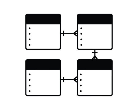 Entity Relationship Diagram Schema with Entities and Relationships