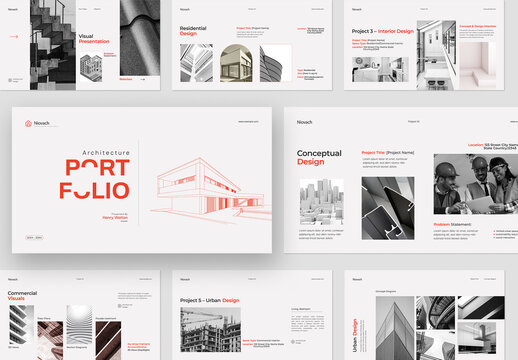 Architecture Portfolio Presentation Layout