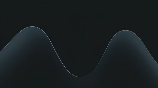 trough. Two sound waves, one smooth and one jagged, on a dark background. STEM education sheets, lab safety posters, designed for biotech research communications, supports STEM education.