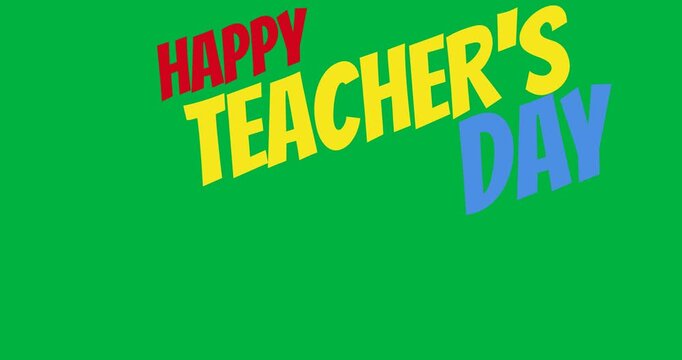 celebration teacher school teachers day digital illustration text typography banner black background