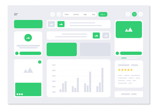 Dashboard Wireframe UI Kit