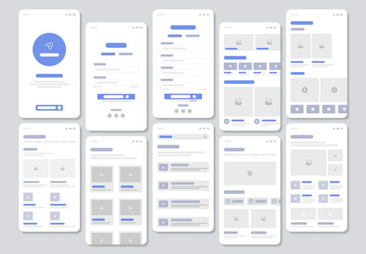 Mobile Wireframe Ui Kit