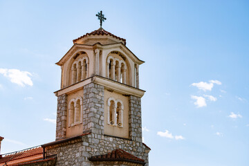 Naklejka premium Tower of Saint Naum Macedonian Orthodox Monastery in Ohrid.