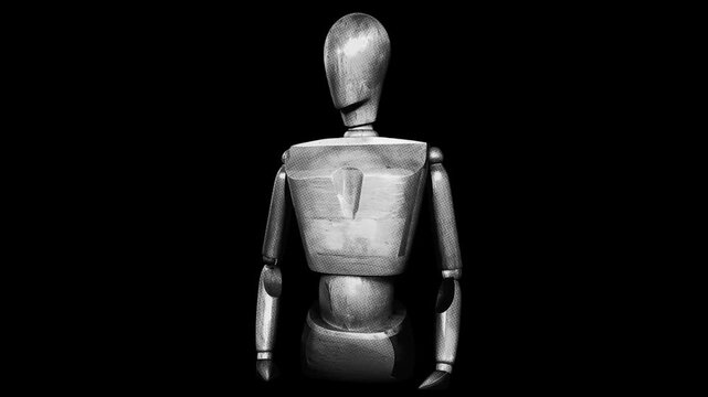 A drag and drop overlay of a mannequin in a 360 spinning loop with alpha.
