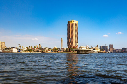 February 19, 2026. Cairo, Egypt: Sofitel Cairo Nile El Gezirah is a 4-star hotel in Cairo, located in the Zamalek district on Gezira Island.