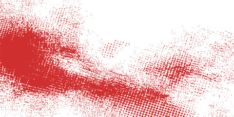 Abstract red grunge paint texture background design with a winter holiday heart illustration for a Christmas card or Valentine celebration wallpaper pattern © mehek
