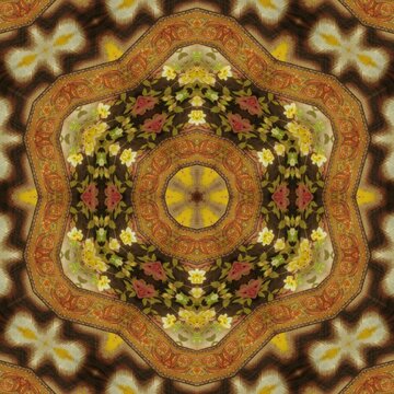 Embroidery Print Design Inspired by Traditional Sublimation Fabric Patterns and Ethnic Motifs. Bohemian Embroidery Print Pattern Inspired by Cultural Sublimation Textiles