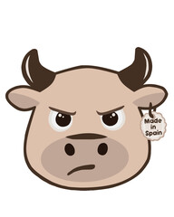 MADE IN SPAIN toro enfadado.