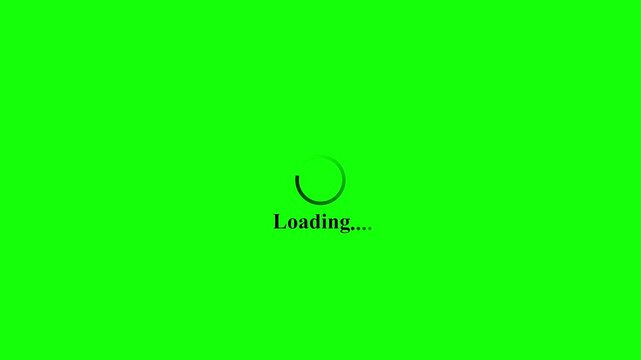 Loading spinner circle for system loading and buffering state. Circular loading indicator for connecting update and refresh process. Loading ring icon for retry screen waiting 