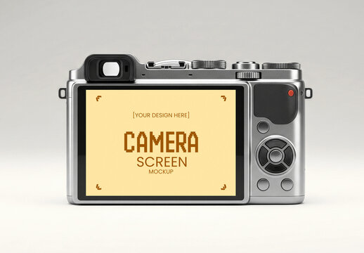 Digital Camera Screen Mockup