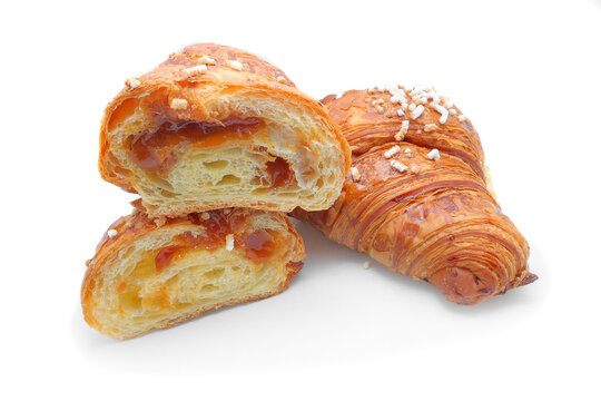 brioche con marmellata di albicocca