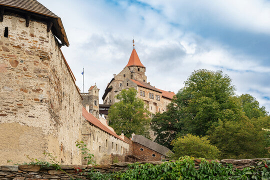 Old castle of Pernstein. South Moravian region. Czech Republic