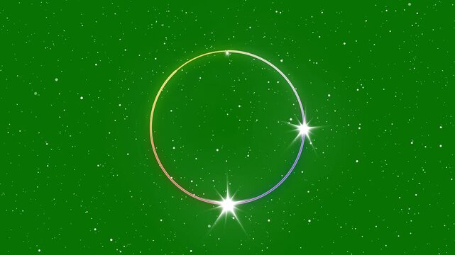 Shining white light, Twinkle stars on Green screen background.  Twinkle Stars Night, White shining HD dust light, magic sparkles, twinkle star animation on transparent alpha channel, 4K